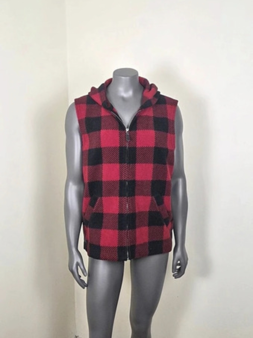 Lauren Ralph Lauren Women's Plaid Hooded Vest